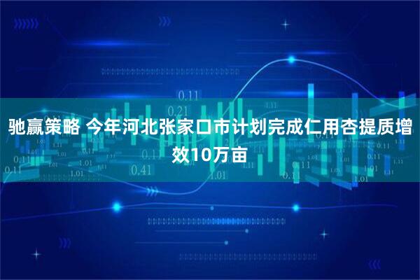 驰赢策略 今年河北张家口市计划完成仁用杏提质增效10万亩