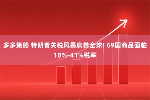 多多策略 特朗普关税风暴席卷全球! 69国商品面临10%-41%税率